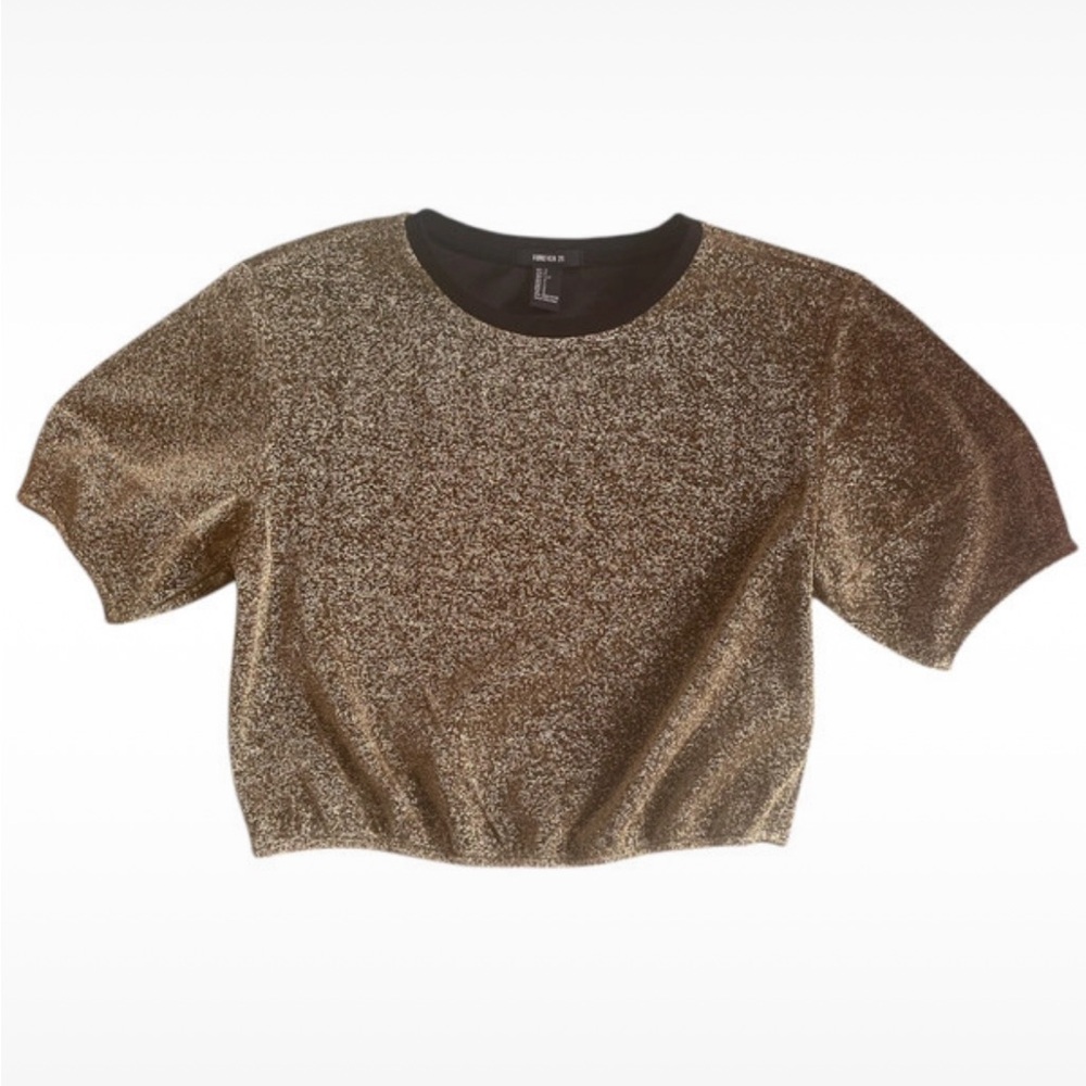 Glittery Crop Top